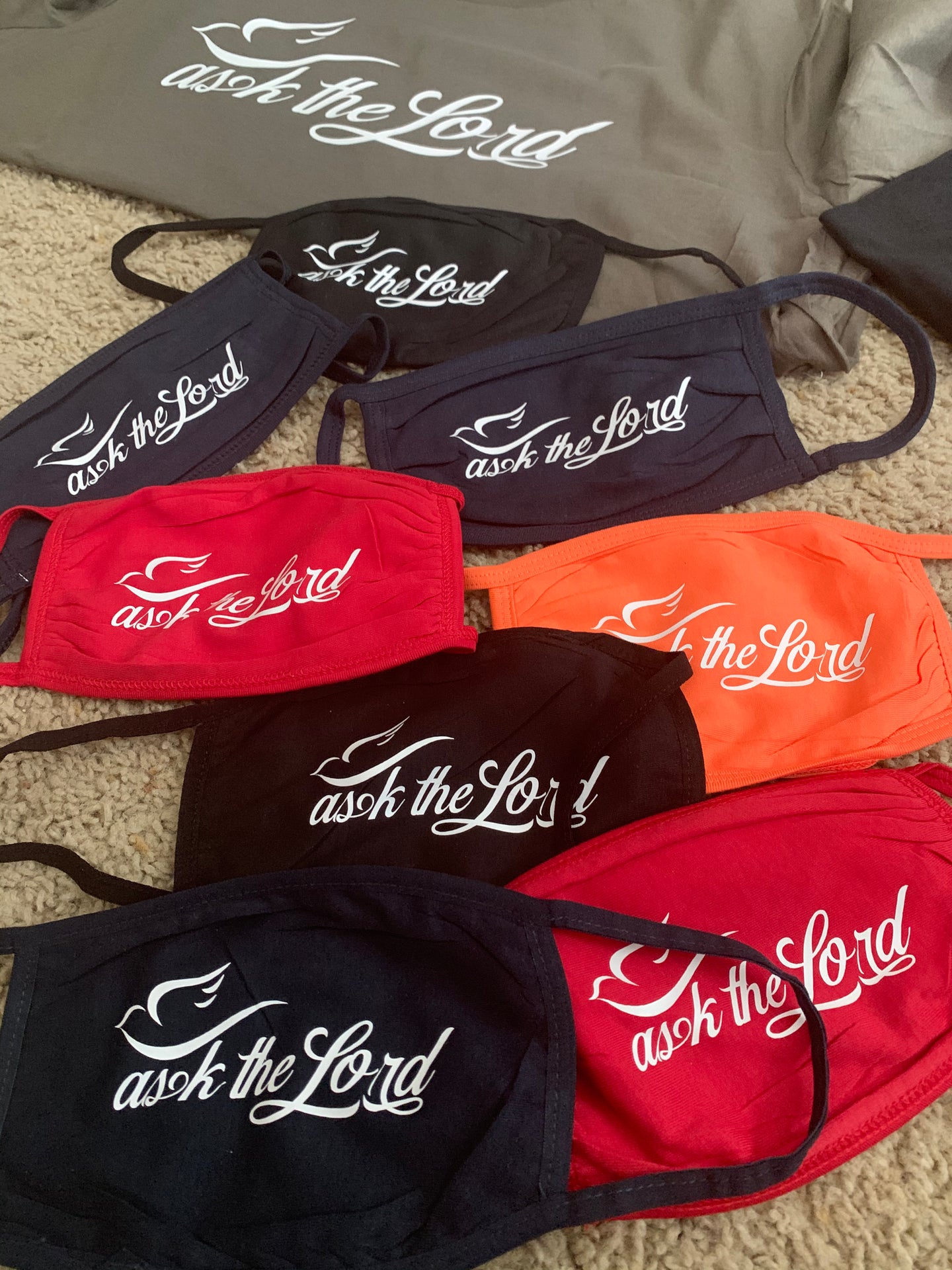 Ask the Lord Face Mask